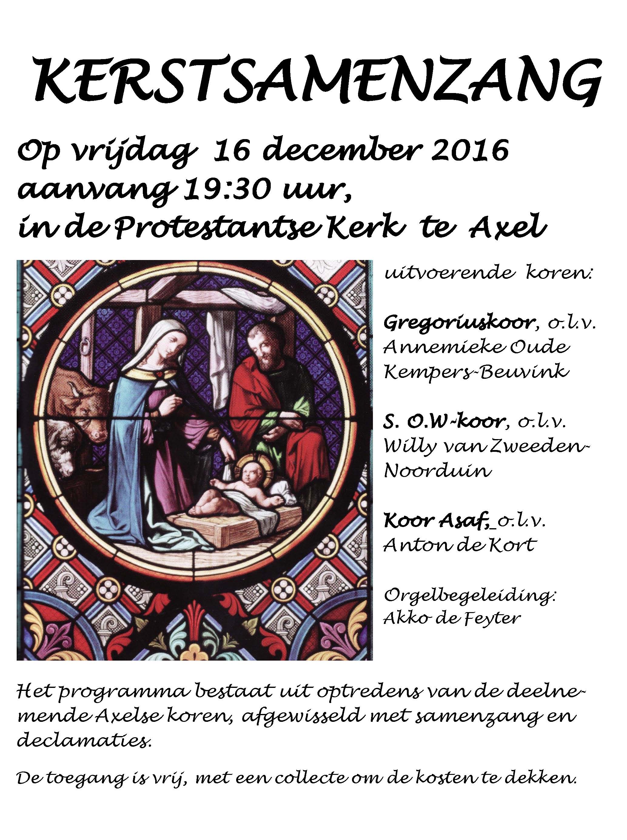 affiche kerstsamenzang 2016